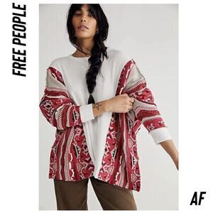 WE THE FREE SAY IT LOUD OVERSIZED KNIT SWEATER NWT MEDIUM